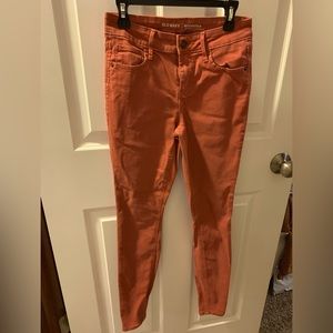 Old Navy Women's Skinny Jeans - Orange